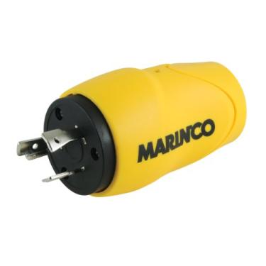 Imagem de Marinco Adaptador reto S20-15, 20A 125V macho para 15A 125V fêmea, amarelo