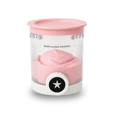 Imagem de Pacote com 1 recipiente de reposição para Ninja Creami Swirl série NC700/NC701, 473 ml sem BPA (rosa)
