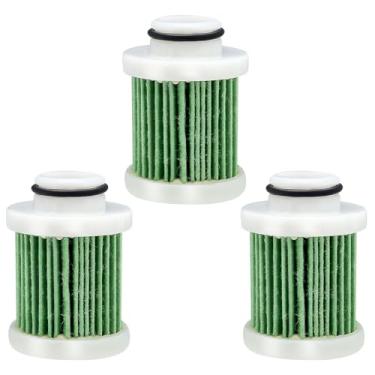 Imagem de Filtro de combustível de substituição Tvent 6D8-WS24A-00-00 6D8-24563-00-00 para Yamaha F40A F50/T50 F60/T60 F70 F90 F115 (pacote com 3)