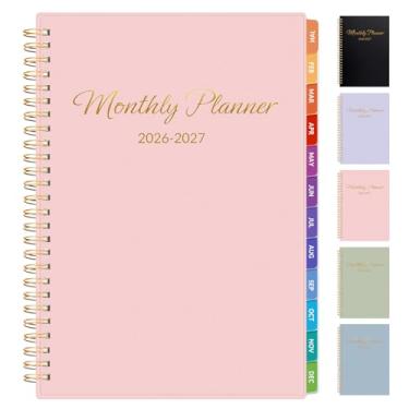 Imagem de GNL Agenda mensal 2026-2027, agenda de calendário de 2 anos (27 meses), outubro de 2025 a dezembro de 2027, 17,8 x 25,4 cm, agenda mensal e agenda anual, perfeita para planejamento escolar e