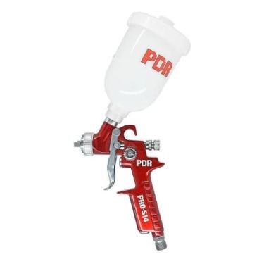 Imagem de Mini pistola pintura ar direto bico 1,0mm 250ml pro514 pdr