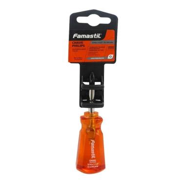 Imagem de Chave Philips Toco Famastil Ponta Imantada Cromo Vanadio 3/16 x 1.1/2P