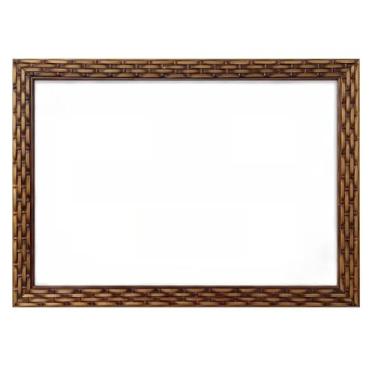 Imagem de Moldura Quadro, Porta Retrato para Sala, Acetato, 21x30cm(DOURADO,PAREDE)