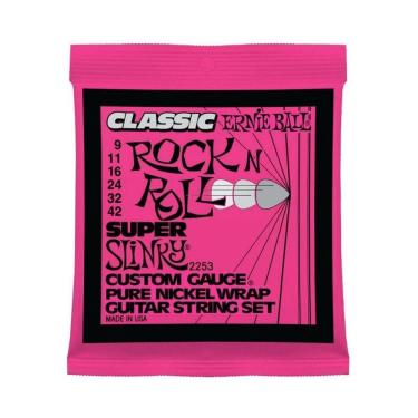 Imagem de Kit 3X Enc. Guit. Ernie Ball 2253 C. Super Slinky 009.042