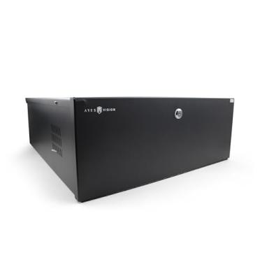 Imagem de Caixa de segurança de aço resistente 45,7 x 45,7 x 12,7 cm DVR/PC com paredes de aço calibre 16, exaustor, ótima caixa de bloqueio eletrônico para lojas, academias, salas de aula e qualquer lugar