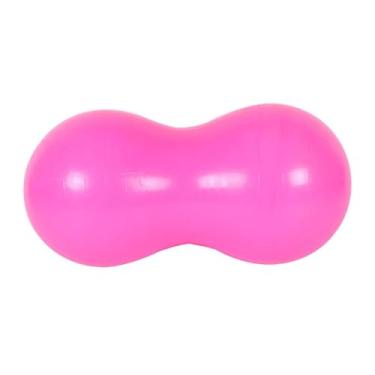 Imagem de Dynwave Bola de ioga Peanut, cadeira para exercícios, fitness, pilates, treino de core, treinamento de estabilidade com bomba, bola de equilíbrio para sentar, Rosa