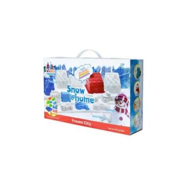 Imagem de Snow Home  Cidade Congelada com Moldes Urbanos  Brinquedo de Neve 900g