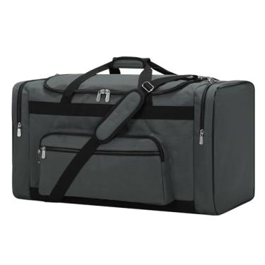 Imagem de YoKelly Bolsa masculina grande de 66 cm, Cinza escuro, 26 inch, Yokelly Bolsa esportiva de 66 cm