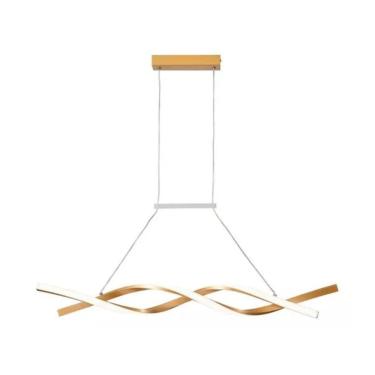 Imagem de Pendente Led Sofia Infinity Dourado 1M 60W 3000K Cinderella