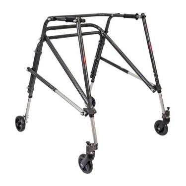 Imagem de Andador Posterior de Alumínio com 4 rodas Mercur - G