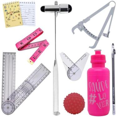 Imagem de Kit Itens Fisioterapia Goniometro Martelo Buck - Love Saude, ITENS FIS