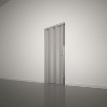 Imagem de Porta Sanfonada pvc 210x108 Cinza - Crisdan