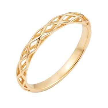 Imagem de Anel Vazado Soft Folheado Ouro 18k - Papillon Semi Jóias, 18