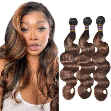 Imagem de Extensões de cabelo Gzorouzr P4/30 Body Wave Brazilian Remy