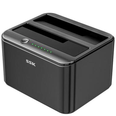 Imagem de Estação de ancoragem para disco rígido SSK Alumínio USB 3.0 para SATA