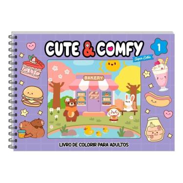 Imagem de Cute & Comfy Super Extra - Edição 1 - Livros de Colorir Para Adultos