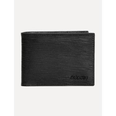 Imagem de Carteira Aramis Masculina Couro Stripes Preta-Masculino