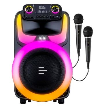 Imagem de Caixa de Som Pulse Burst 2 SP408 Com Bateria 12" pol Radio FM 600W-2 Mic