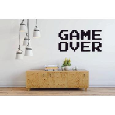 Imagem de Adesivo de Parede Decorativo Game Over Gamer - V3 Shop