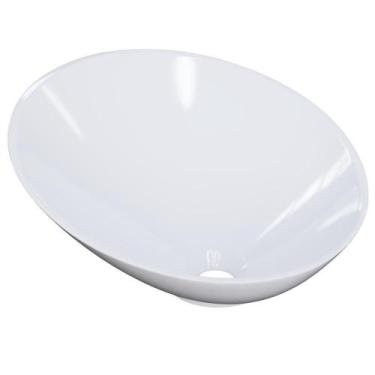 Imagem de Cuba De Apoio Meia Lua Lavabo C01 Bm38w Branco - Lyam - LYAM DECOR
