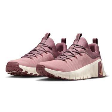 Imagem de Nike Free Metcon 6 Tênis de treino feminino, Partícula rosa/ouro rosa metálico/marfim pálido/sépia vermelha, 37