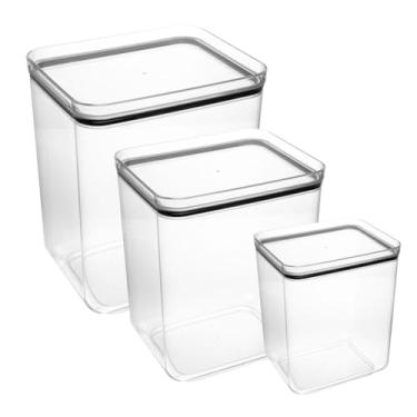 Imagem de Porta Frios Hermetico, Pote Hermético em Poliestireno Transparente, Opções de 2,8L, 4,8L, 5,5L(Pote Hermético 2,8L)