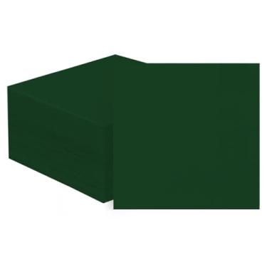 Imagem de Horaldaily Pacote com 50 guardanapos de coquetel, guardanapos de papel descartáveis de Natal 12 x 12 cm para festa, aniversário, casamento, aniversário, chá de bebê (50, verde escuro)