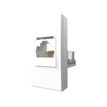 Imagem de Módulo tomada p/ rede de computadores RJ45 Cat. 5e Módulo Pro Alumbra