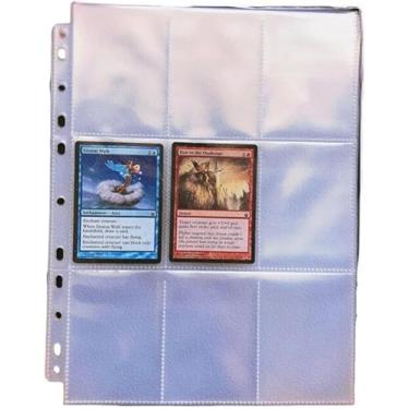 Imagem de Kit 10/20/30 Folhas Plásticas Fichario Pasta Album Pokemon Cartão (30)