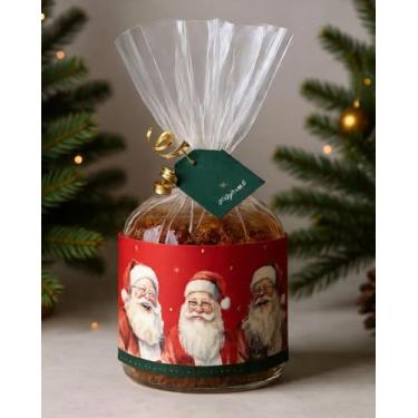 Imagem de Cromus, Kit Embalagem Panetone 500g Charm Natalino - Pct 10 kits