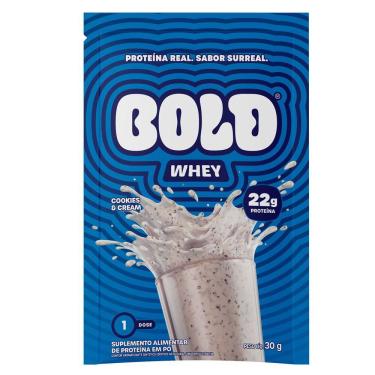 Imagem de Bold Whey Protein Sabor Cookies & Cream 22g Proteína 30g