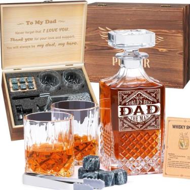 Imagem de Conjunto de decantadores de uísque Pitcher PONPUR 735 ml com 2 copos