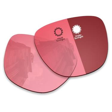 Imagem de Betterun Lentes de substituição fotocromáticas rosa para óculos inteligentes Ray-Ban Meta Wayfarer RW4008 53 mm