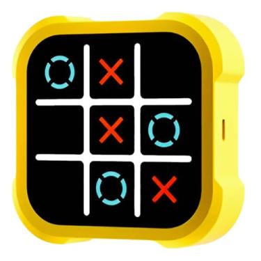 Imagem de Jogo Raciocinio Lógico ,Jogo da Velha Eletrônico Portátil 4 em 1, Um Jogador,Memória e Toupeira, Portátil, para Treino de Memória