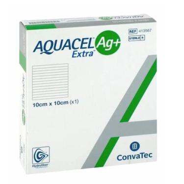Imagem de Curativo AQUACEL AG+ EXTRA 10 X 10cm - Convatec 413567