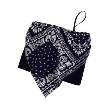 Imagem de Camisetas Cropped Florais Femininas Respiráveis Com Costas Bonitas Par