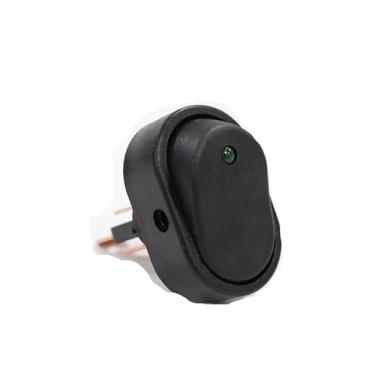 Imagem de HSPTR ASW-20D Lanterna de cabeça ajustável 12 V 24 V LED automotivo interruptor de luz liga/desliga interruptor basculante ponto luz 30A 12 V (amarelo, 12 v)