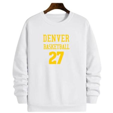 Imagem de Blusa Moletom Gola Basquete Denver Basketball número 27 - Loja Click C
