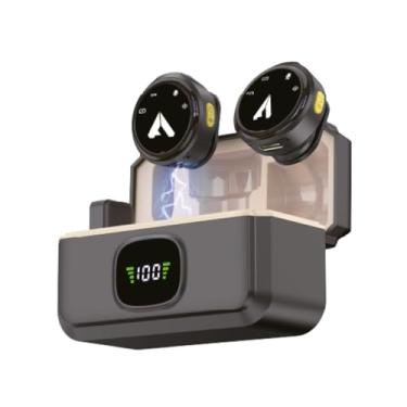 Imagem de Microfone de Lapela Wireless Duplo ARMER ClipSense 2C USB-C com Estojo Recarregável