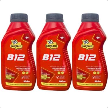 Imagem de Kit 3 Aditivo B12 Plus Para Motor Lubrificante Bardahl C/nf