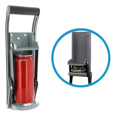 Imagem de Amassador De Lata Latinha Latão Cerveja Com Abridor 475ml Snel Home