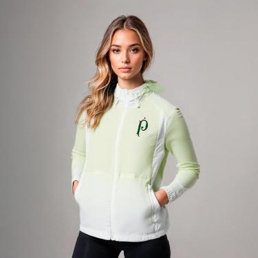 Imagem de Jaqueta Corta Vento Palmeiras Torcedor Feminina-Feminino