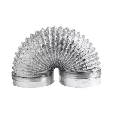 Imagem de Tubo De Ventilação Em Alumínio Expansível 80-200 Mm Para Exaustor De C