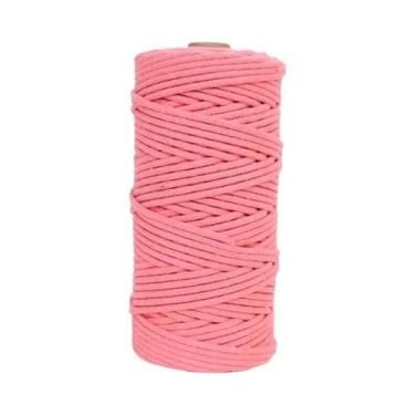 Imagem de Corda De Macramê De Algodão Natural 3mm 100m Para Tricô Manual E Tapeç