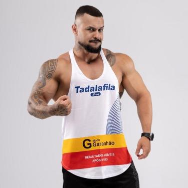 Imagem de Regata Cavada Anatomic TADALA Branca-Masculino