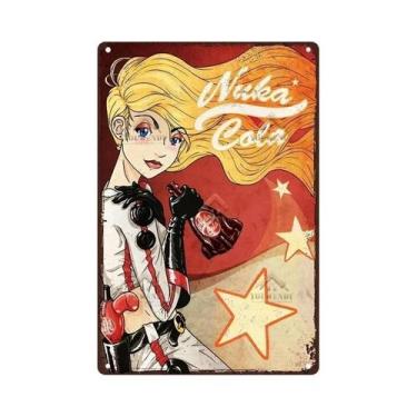 Imagem de Escultura De Metal Retro Nuka Cola Para Bar, Pub, Man Cave, Fãs De Fal
