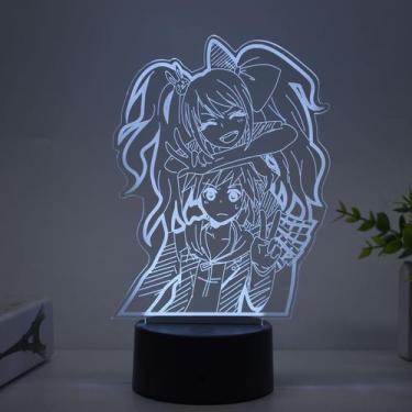Imagem de Estatueta do jogo Night Light 3D Danganronpas com controle remoto - Ta