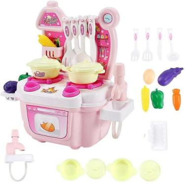 Imagem de 1 conjunto de simulação de mini cozinha Play House Plastic C - Gloome 