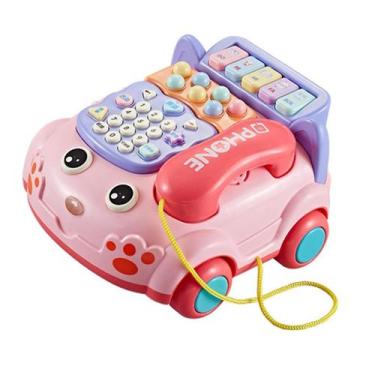 Imagem de Telefone multifuncional de simulação de educação infantil pa - Gloome 