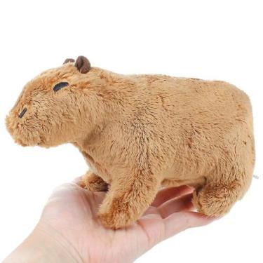 Imagem de Brinquedo de pelúcia Capivara Rodent Animal Cartoon Super Soft 17 cm -
